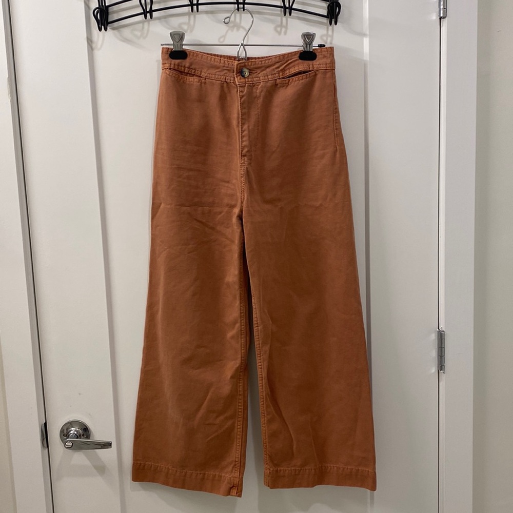 Free People Cropped Wide Leg Pants